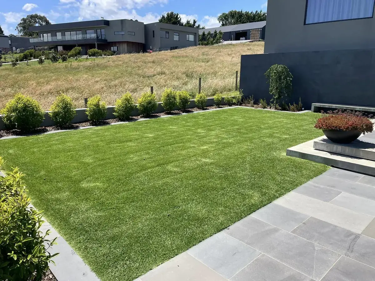 Blue Hills team performing professional garden maintenance in Berwick VIC
